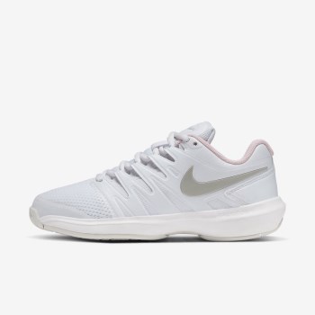 Nike Court Air Zoom Prestige - Női Teniszcipő - Fehér/Rózsaszín